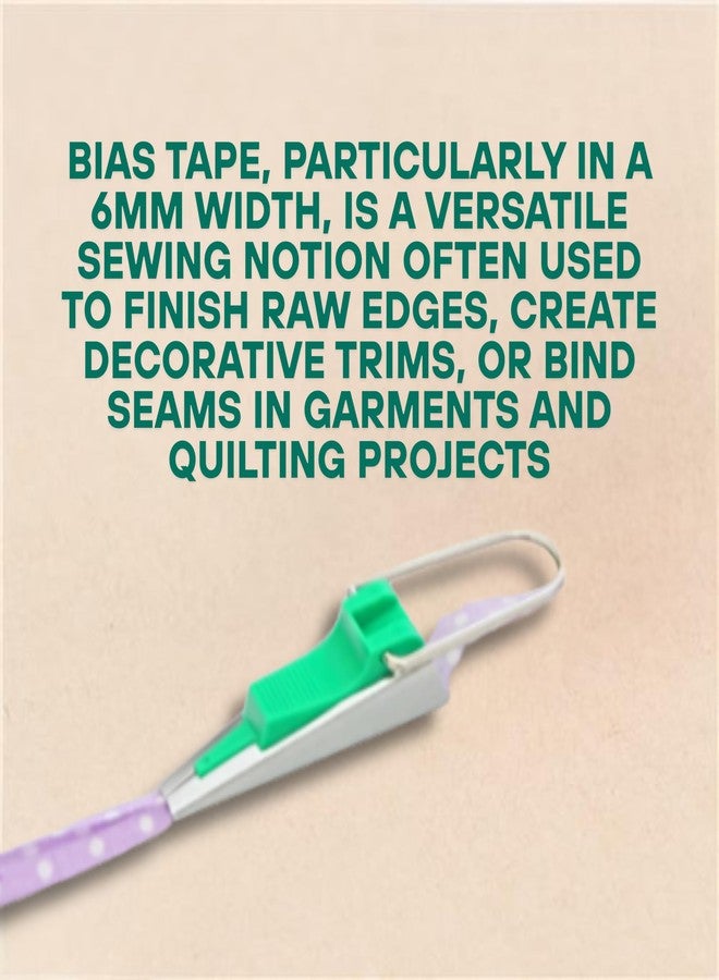 ZENITH Bias Tape Maker Set of Various sizes from 6mm to 25mm available in variations with 1 Seam Ripper, 1 Meassring tape & 1 Threader, Multicolour DIY Quilting Sewing Accessories Tools Kit for Fabric Sewing and Quilting (Green 6mm + Yellow 12mm +Blue 25 mm + 1SR + Tape + 1Threader) - Image 4